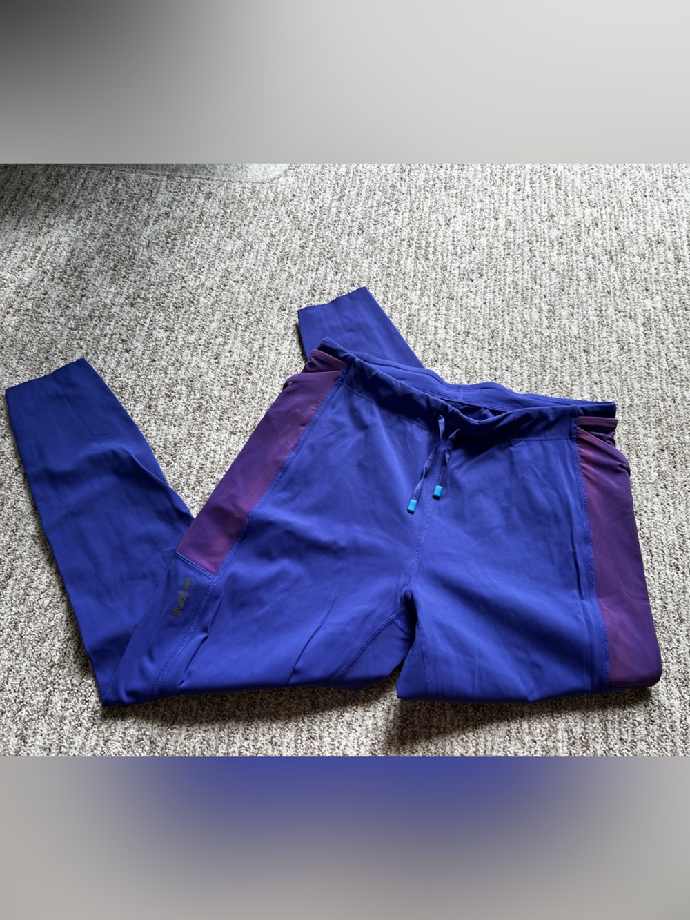 Janji Groundwork Trail Nebula Blue Performance Leggings